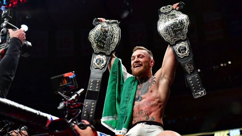 Conor McGregor became the first-ever dual champ in UFC beating Eddie Alvarez