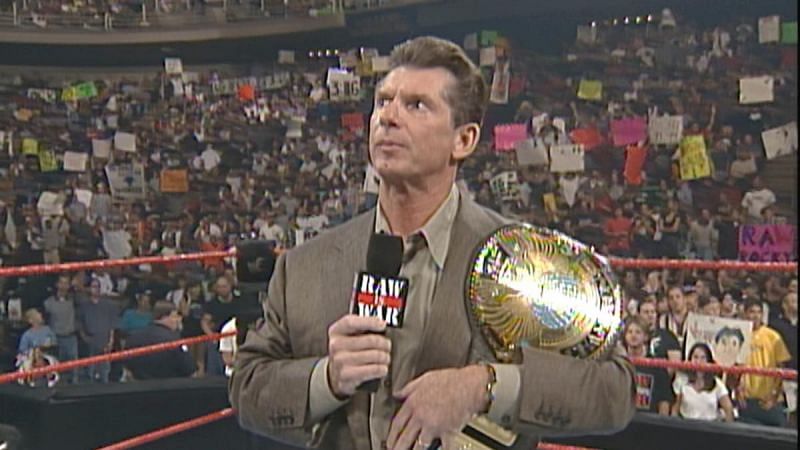 Vince McMahon, former WWE Champion.