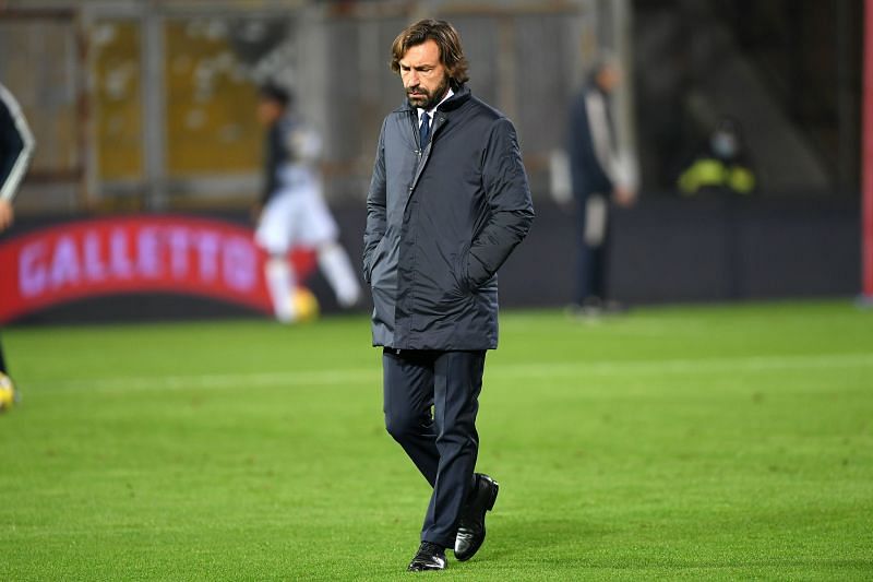 Juventus manager Andrea Pirlo 