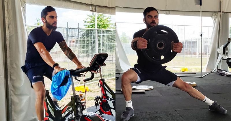 Ind v Aus 2020: Virat Kohli shares photos from intense gym workout session
