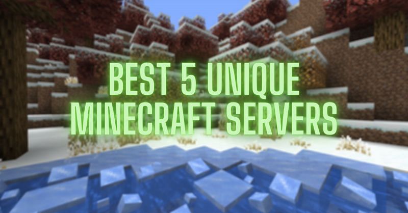 Most unique Minecraft servers