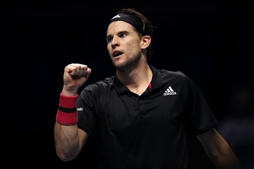 Dominic Thiem at the Nitto ATP Finals