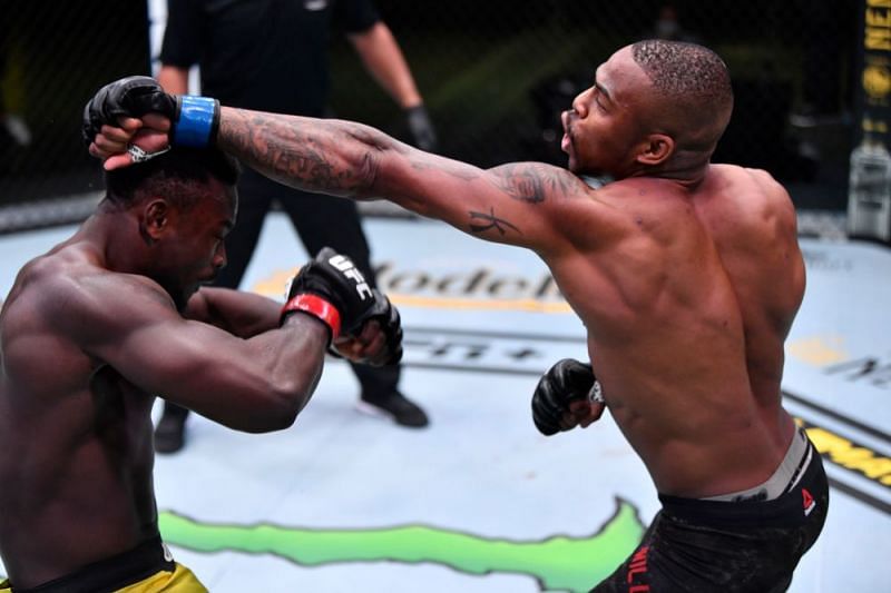 Khaos Williams showed off his brutal punching power in last night's co-main event.