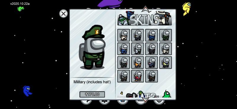 Military skin