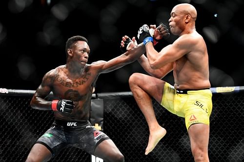 Israel Adesanya had a front-row seat to Anderson Silva's final UFC fight