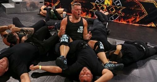 Pat McAfee says he's working with WWE NXT right now because he loves it.