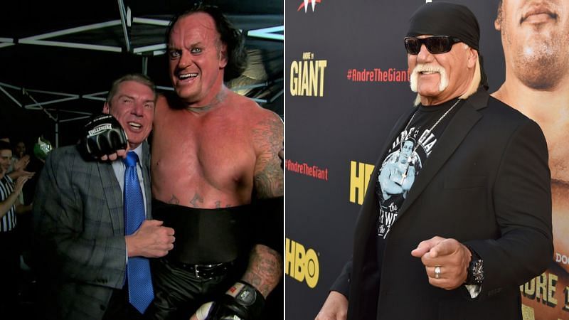 Undertaker and Vince McMahon; Hulk Hogan