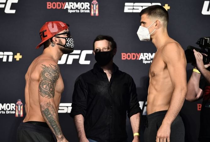 Mike Perry talks tactics for Tim Means fight at UFC 255: 'Since I'm a fat boy, I'm thinking about laying on him'