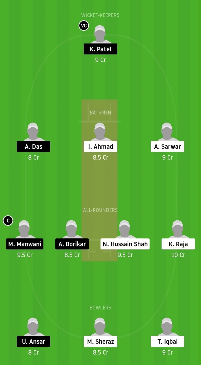 Dream11 Team for FZL vs RSCC - ECS Barcelona, November 2020.