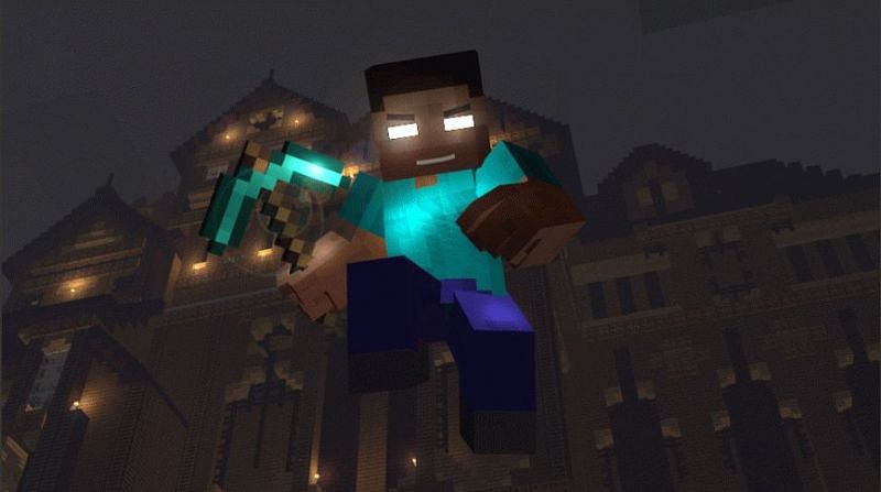 minecraft anime steve and herobrine