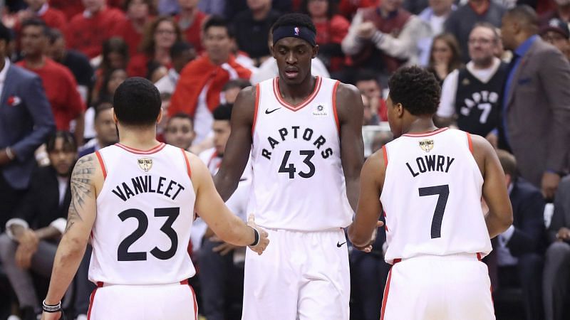 Raptors stars VanVleet, Siakam and Lowry