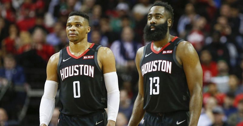 Russell Westbrook and James Harden