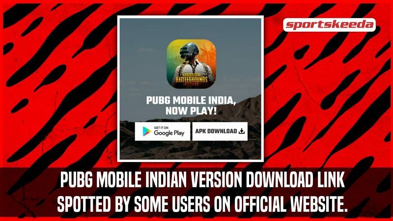 Download link of PUBG Mobile Indian version was spotted on the official website