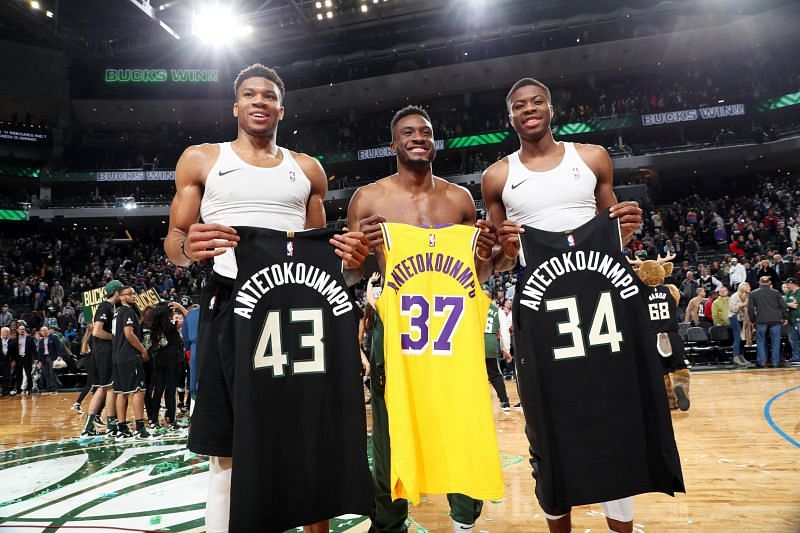 The Antetokounmpo brothers.