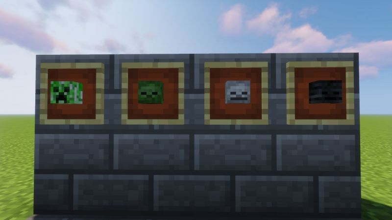 Mob heads available (Image via Mojang)