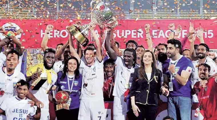 Chennaiyin FC beat Goa 3-2 in Goa to win the 2015 ISL trophy (Picture credit: ISL)