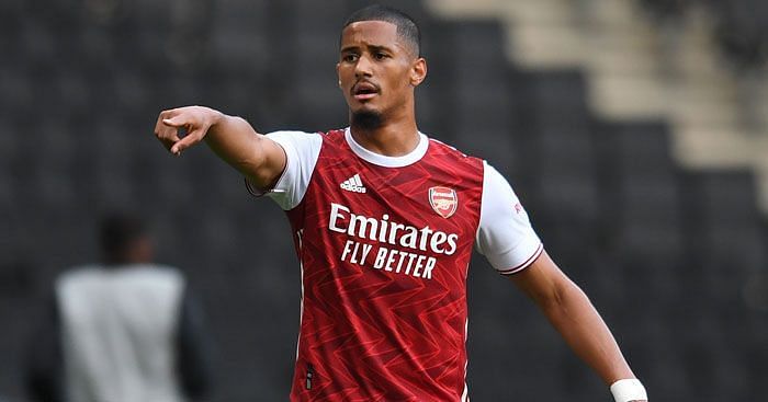 William Saliba has yet to make a first-team appearance with Arsenal.