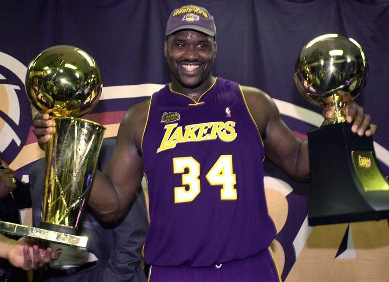 Shaquille O&#039;Neal dominated the league with the LA Lakers.
