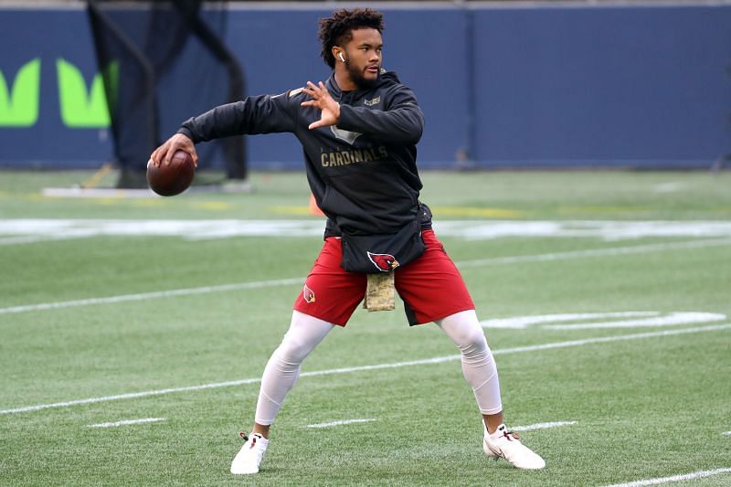 Arizona Cardinals - Kyler Murray is the first player in NFL history to  throw for 350+ yards and 3+ TDs while also rushing for 50+ yards and a TD  in a single game.