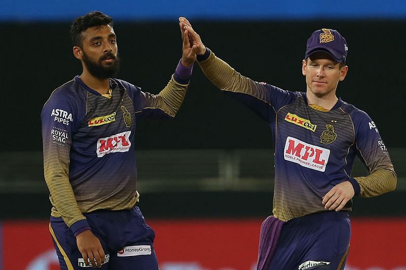 Varun Chakravarthy represented the Kolkata Knight Riders in IPL 2020.