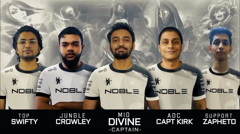 Noble Esports Roster for League of Legends: Wild Rift (Image Credits: Noble Esports Instagram)