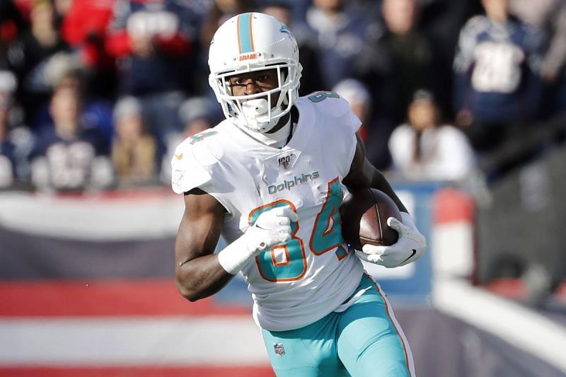 Miami Dolphins WR Isaiah Ford against New England