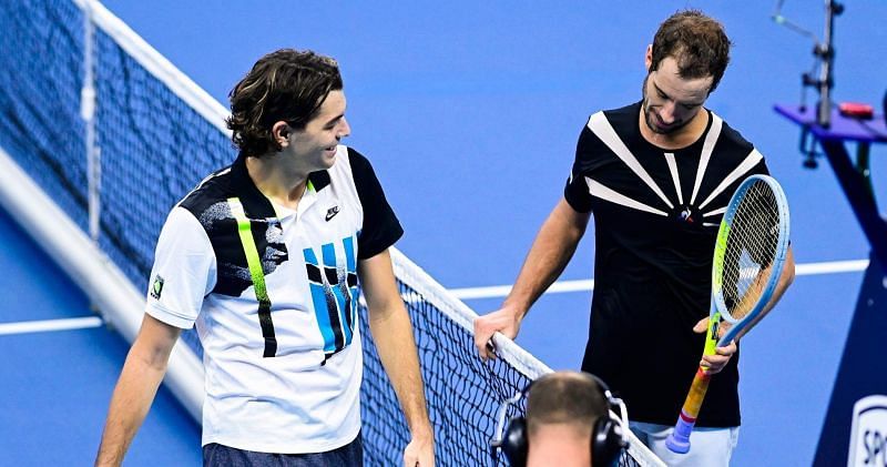 Richard Gasquet beat Taylor Fritz at UTS 3 to reach the final of the exhibition tournament