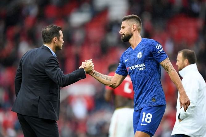 Chelsea star Olivier Giroud's agent aims jibe at Frank Lampard for lack of opportunities