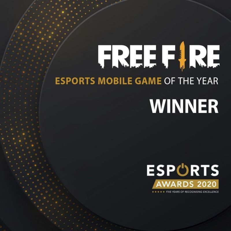 Free Fire won an impressive gong at the Esports Awards 2020