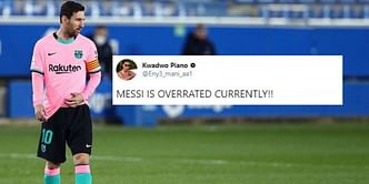 Twitter explodes as Barcelona draw 1-1 against Alaves