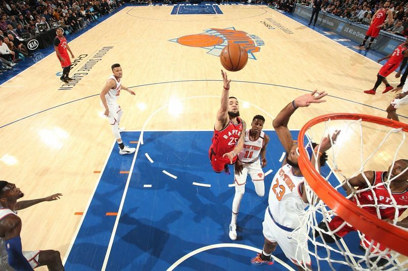 Fred VanVleet at Madison Square Garden.