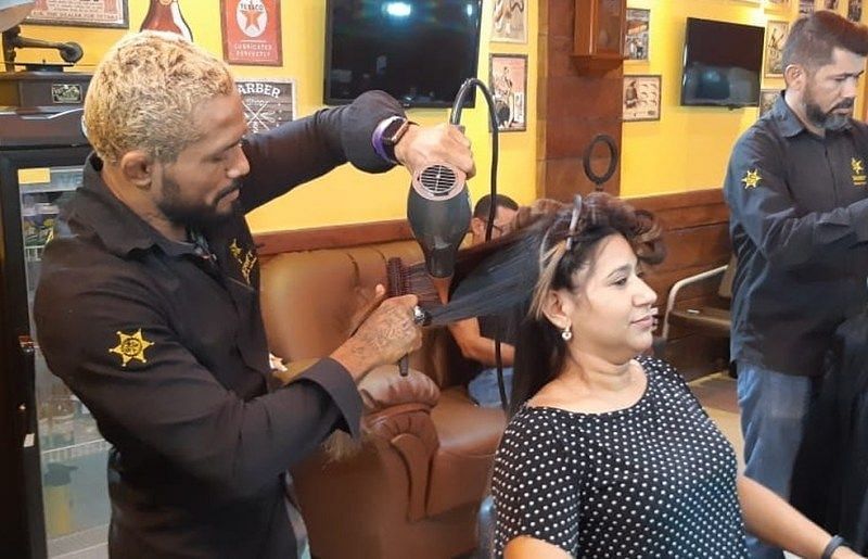 Prior to becoming a UFC star, Deiveson Figueiredo worked as a hairdresser.