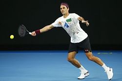 Roger Federer delights fans with picture showing he is back on the court