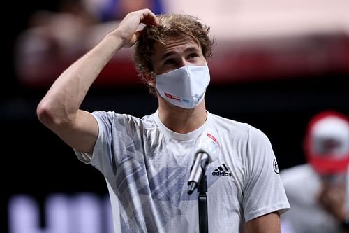 Alexander Zverev at the Bett1Hulks Championship Tennis Tournament in Cologne