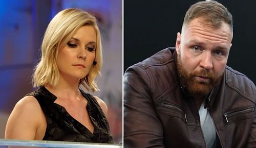 Renee Young and Jon Moxley