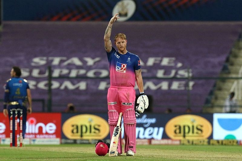 Stokes scored his second IPL hundred to keep RR in the playoff hunt [PC: iplt20.com]