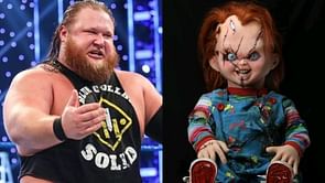 Otis dresses up as Chucky for Halloween 2020