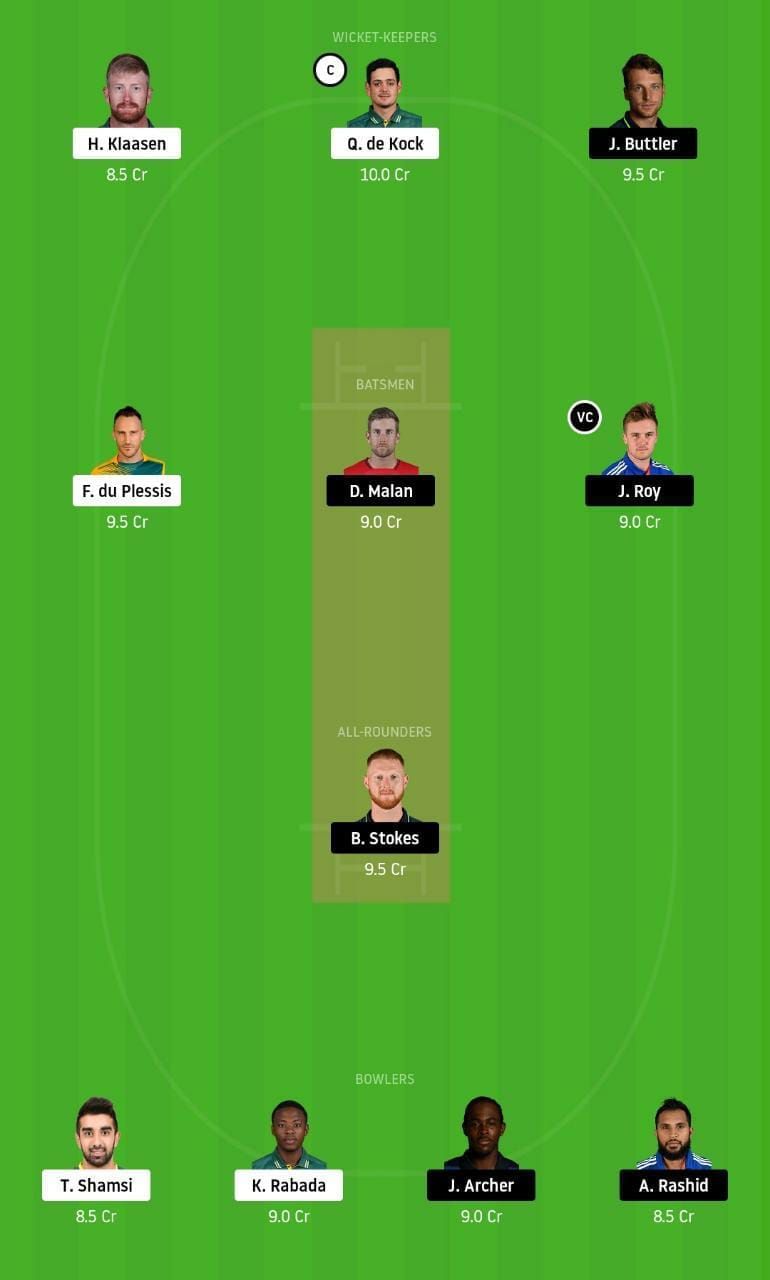 SA vs ENG 2nd T20I Dream11 Tips