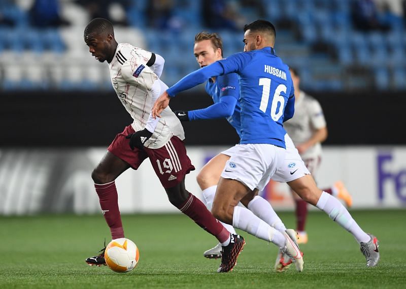 Nicolas Pepe scored Arsenal&#039;s first goal of the night