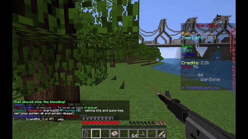 5 Of The Best Minecraft Servers With Guns