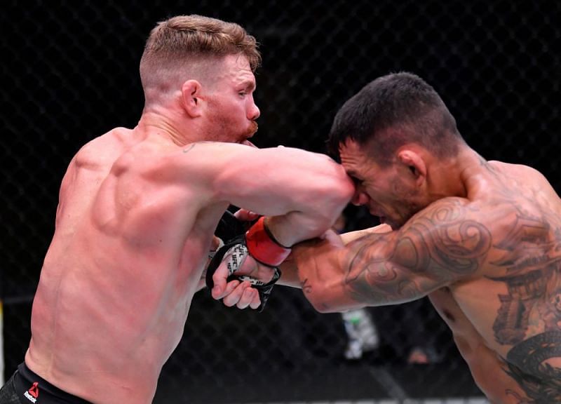 Late replacement Paul Felder was second-best in all areas last night.