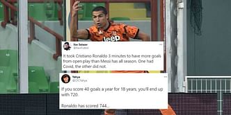 Twitter explodes as Cristiano Ronaldo returns with a bang for Juventus