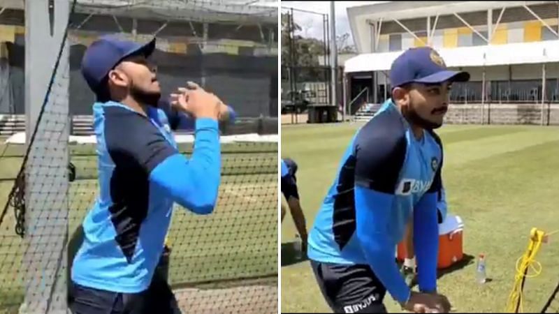 Prithvi Shaw tried imitating two legendary spin bowlers in the net sessions