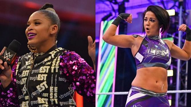 Bayley and Bianca Belair get into a heated exchange on Twitter