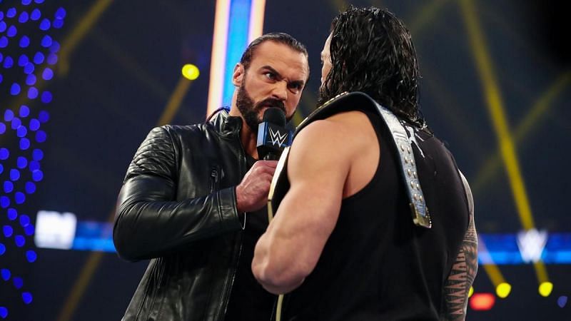 Drew McIntyre and Roman Reigns come face-to-face on WWE SmackDown