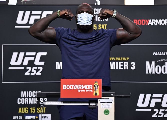 Reports that Jairzinho Rozenstruik will now fight Derrick Lewis at UFC Vegas 15 are not true