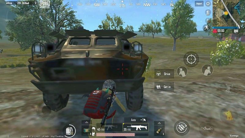 Vehicles in PUBG Mobile Lite (Image via BGR India)