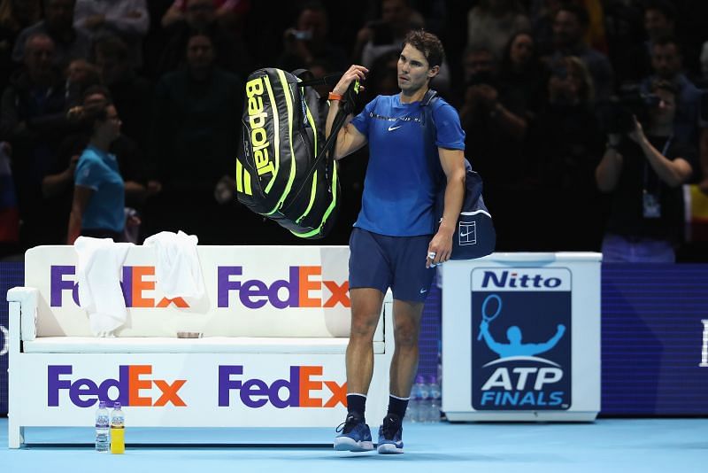 Rafael Nadal at the Nitto ATP Finals 2017