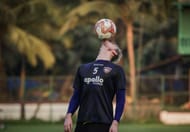 Enes Sipovic during pre-season training