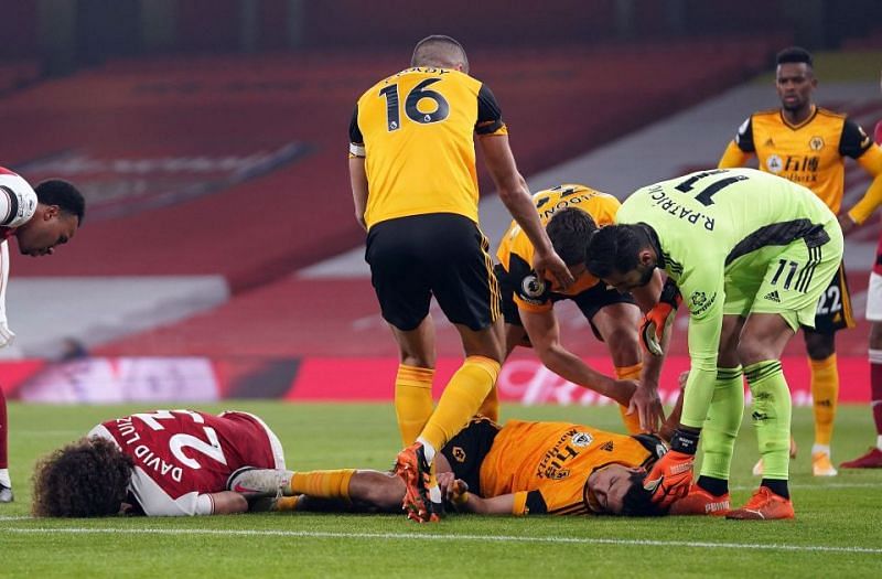 Raul Jimenez&#039;suffered an injury in Wolves&#039; Premier League game at Arsenal.